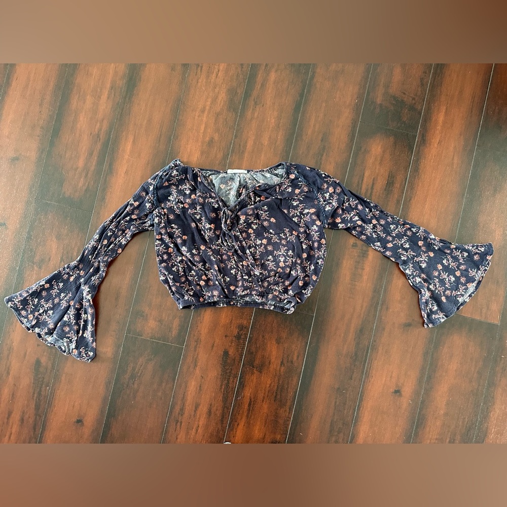 Floral crop top
